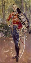 Sorolla, Alphonse XIII en uniforme de hussard