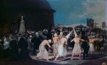 Goya, Procession de disciplinants