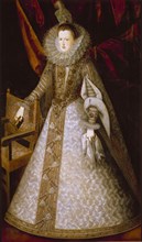 Pantoja de la Cruz, La reine doña Marguerite d'Autriche