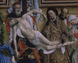 Van der Weyden, The Descent from the Cross (detail)