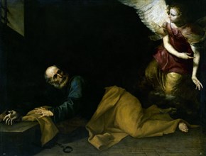 Ribera, St. Peter liberated by an angel