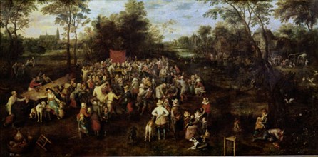 Jan Bruegel, Banquet de noces