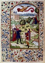Codex des Zuñiga : l'Annonciation aux bergers