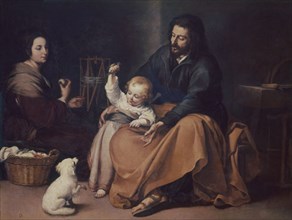 Murillo, La sainte famille au petit oiseau