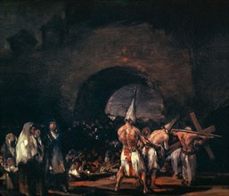 Goya, A Procession of Flagellants