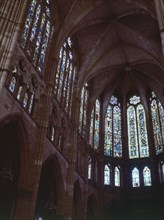 Stained glass windows of the Leon cathedral