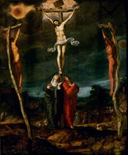 Le Christ crucifié avec Marie et saint Jean
