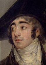 Goya, VII earl of Fernand Nunez and I duke of Fernand Nunez (detail of face)