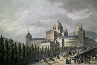 Asselineau, Military Parade Before Fernando VII at the Escorial