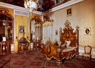 Isabel II's bedroom in the palace of Aranjuez