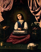 Zurbaran, The Virgin as a Child in Ecstasy