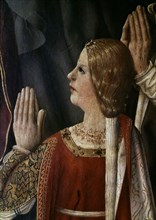 Anonyme espagnol, La Vierge des rois catholiques (détail)