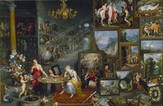 Jan Bruegel, La vue et l'odorat