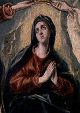 Le Greco, Le Couronnement de la Vierge (détail)