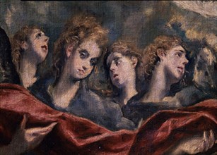 Le Greco, Baptême du Christ (détail)