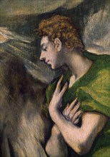 El Greco, The Annunciation (detail angel)