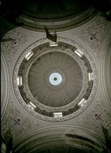 Cupola of the Comendadoras church in Madrid