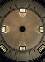 Baroque cupola of the Hospicio chapel in Madrid