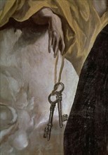 Le Greco, L'enterrement du comte d'Orgaz (détail)