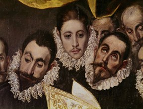 Le Greco, Enterrement du Comte d'Orgaz (détail)