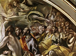 Le Greco, Enterrement du Comte d'Orgaz (détail apôtres)