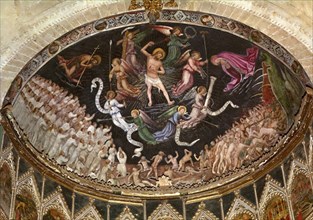Florentino, Top of the great retable: the Last Judgement