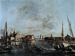 GUARDI FRANCESCO 1712/93
LA ISLA DE SAN JORGE - SIGLO XVIII
VENECIA, ACADEMIA B ARTES
ITALIA