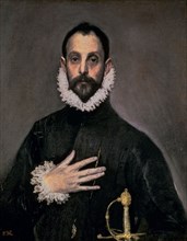 El Greco, The knight with his hand on his breast