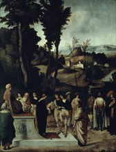 GIORGIONE 1478/1510
MOISES PRUEBA ORO Y FUEGO
FLORENCIA, GALERIA DE LOS UFFIZI
ITALIA