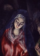 El Greco, Adoration of the shepherds (detail)