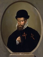 Portrait of Francisco Pizarro, Spanish conquistador