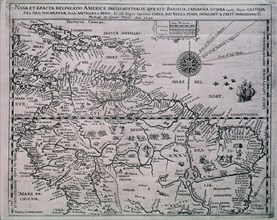 Guaman Poma de Ayala, Map of Guyana and West Indies