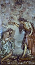 FERNANDEZ GREGORIO 1576/1636
EL BAUTISMO DE CRISTO - S XVII- ESCULTURA BARROCA
VALLADOLID, MUSEO