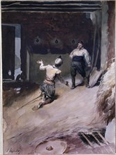 SEGRELLES JOSE 1885-1969
ESCENAS DEL QUIJOTE
MADRID, COLECCION ESPASA CALPE
MADRID

This image