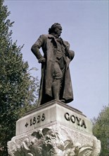 Monument dedicated to Francisco Goya