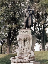 Monument dedicated to Francisco Goya