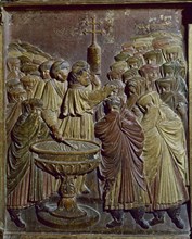 Vigarny, bas-relief du grand autel dans la chapelle royale (Grenade)