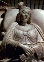 Fancelli, Sépulcre des Rois catholiques (Détail de la gisante, Isabelle la Catholique)