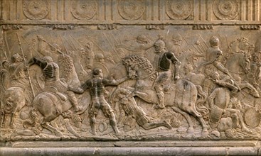 Orea, Relief of the battle of Pavia (Charles V's palace)