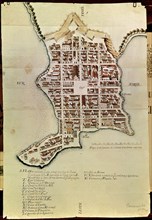 Plan de la ville de Panama (1673)
