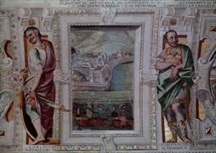 ARBASIA CESAR 1547/1607
FRESCOS-CARLO SPINELLO Y BERNARDIN DE MENDOZA-TOMA DE CASCAIS-1580
VISO