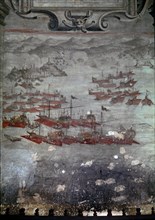 ARBASIA CESAR 1547/1607
FRESCOS - BATALLA NAVAL - S XVI
VISO DEL MARQUES, PALACIO MARQUES DE