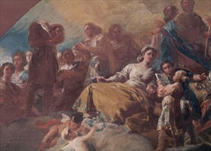 Goya, Coupole Regina Martyrum (détail)
