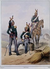 UNIFORMES DEL REGIMIENTO LUSITANIA DEL EJERCITO ESPAÑOL
MADRID, ARCHIVO HISTORICO