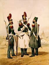 Uniform of sapper in the infantry