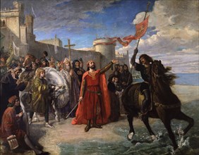 Moreno, Alphonse X taking possession of the Tarifa headland