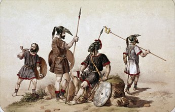 Cantabric, Lusitanian and Turdetan warriors