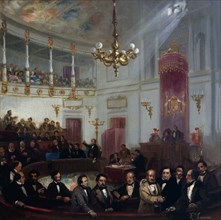 Lucas Velázquez, Parliament scene in an hemicycle