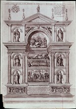 LIBRO 28-1-13 F212 SEPULCRO DE PAPA ADRIANO VI (1459-1523)
SAN LORENZO DEL ESCORIAL,