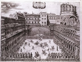 Lafreri, Tournament at the Vatican in the 15th century